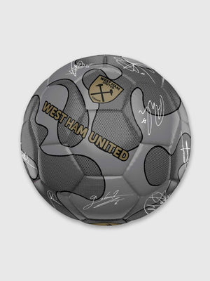 Team Merchandise 32 Panel Camo Signature Football Grey/Silver from Saxumo.com