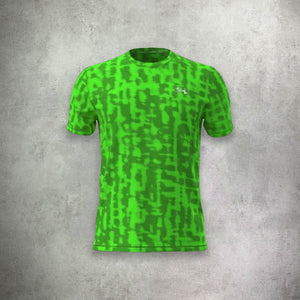 Under Armour Launch Printed Short Sleeve T-shirt Green