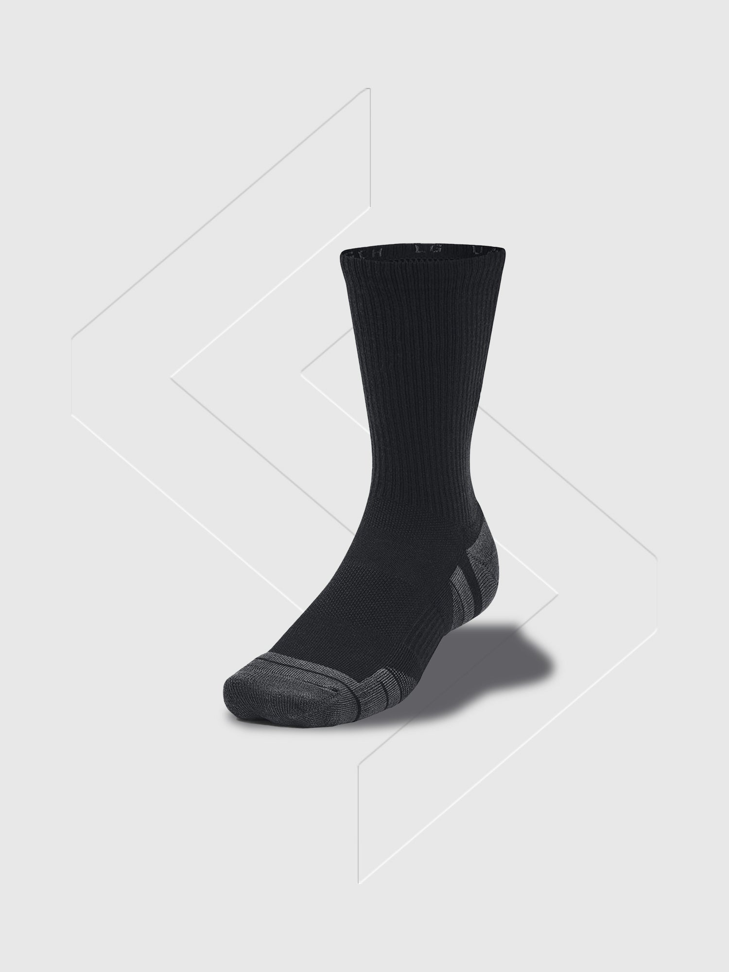Under Armour Cushioned Tech Crew Socks 3 Pack Black from Saxumo