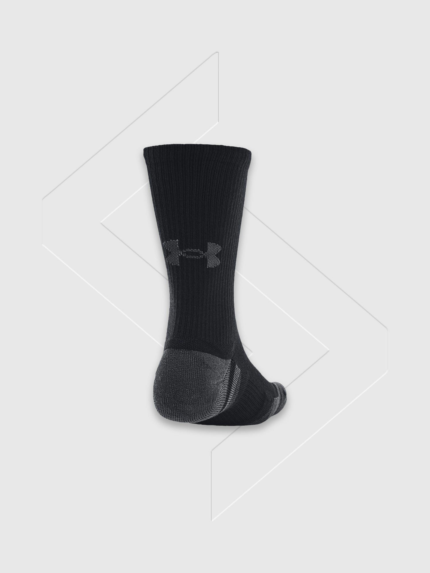 Under Armour Cushioned Tech Crew Socks 3 Pack Black from Saxumo
