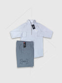 Under Armour Half Zip/Short Set Halo Grey from Saxumo