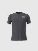 Under Armour HeatGear Fitted T-shirt Castle Rock Grey from Saxumo
