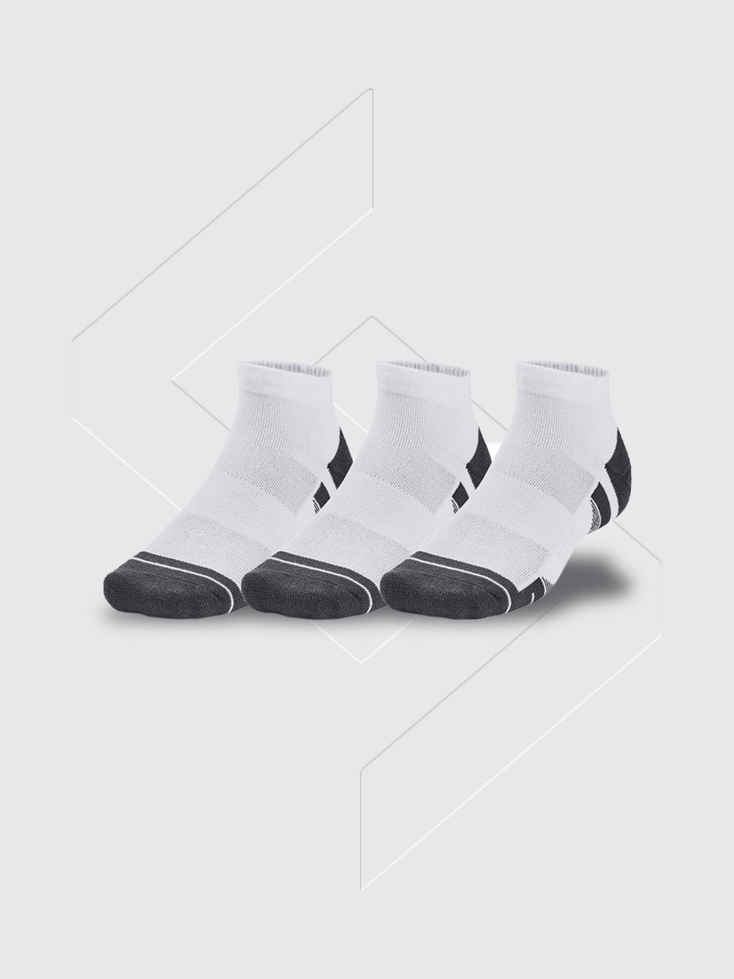 Under Armour Performance Tech 3-Pack Low Cut Socks White from Saxumo