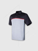 Under Armour Playoff 2.0 Stripe Polo Black/Grey from Saxumo