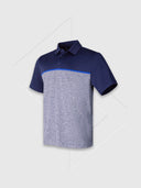 Under Armour Playoff 2.0 Stripe Polo Midnight Navy/Grey from Saxumo