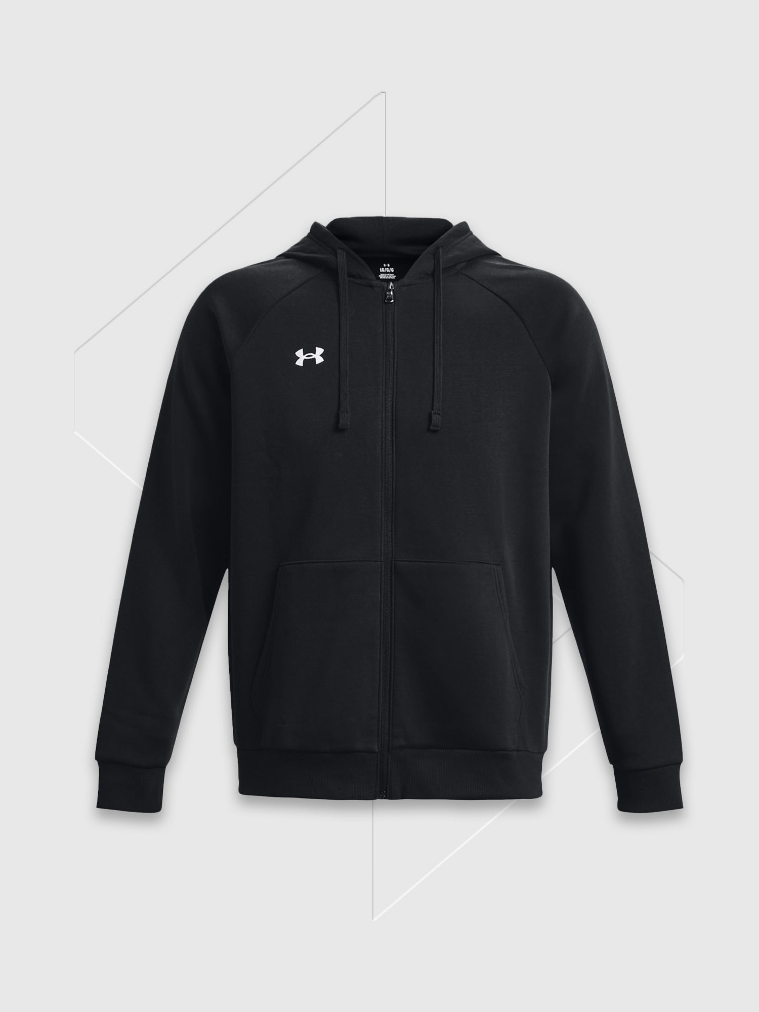 Under Armour Rival Fleece Full Zip Jacket Black from Saxumo