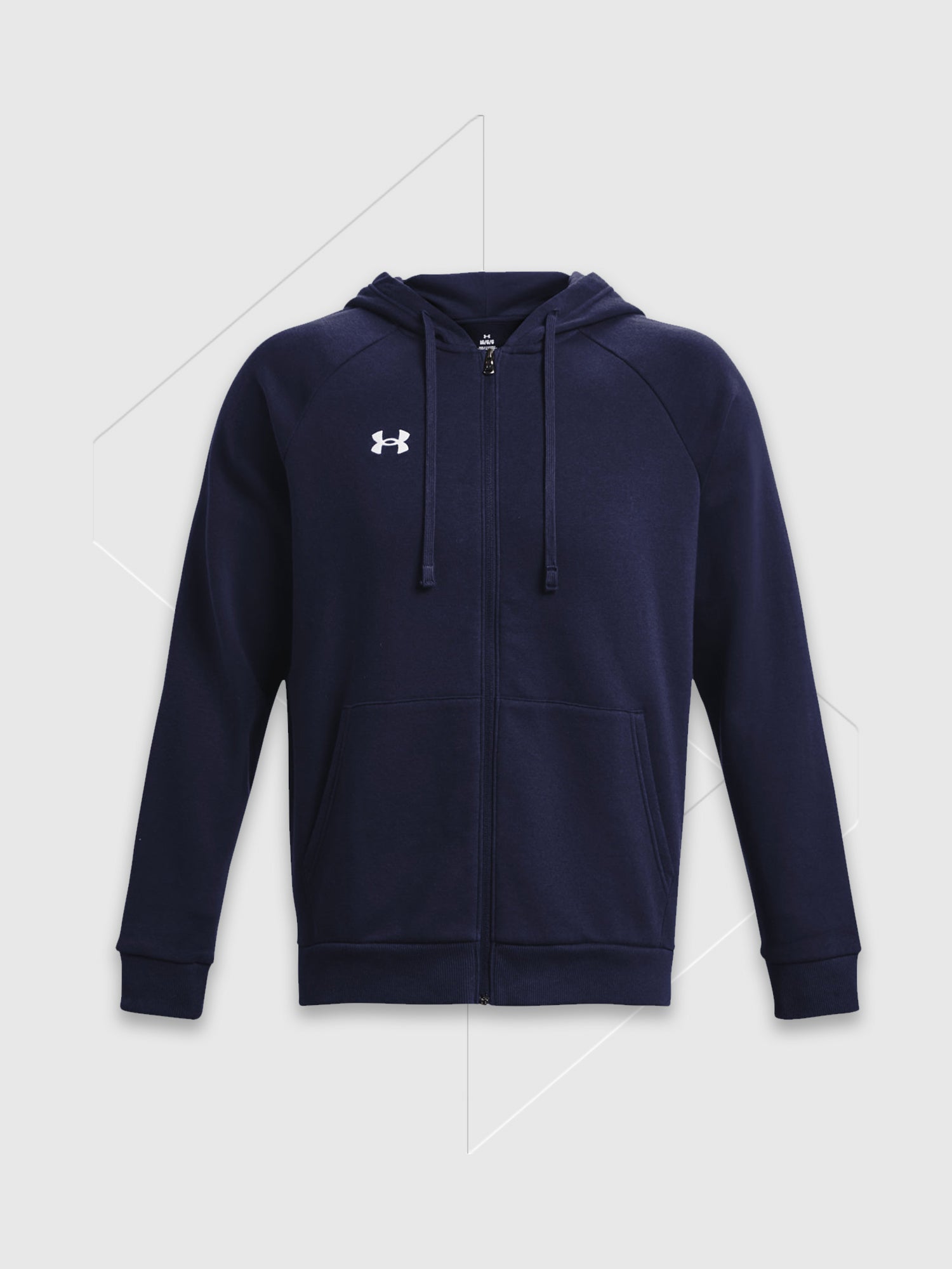Under Armour Rival Fleece Full Zip Jacket Navy Blue from Saxumo