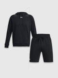 Under Armour Rival Fleece Full Zip Jacket/Short Set Black