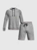 Under Armour Rival Fleece Full Zip Jacket/Short Set Grey from Saxumo