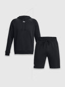 Under Armour Rival Fleece Hoodie/Short Set Black from Saxumo