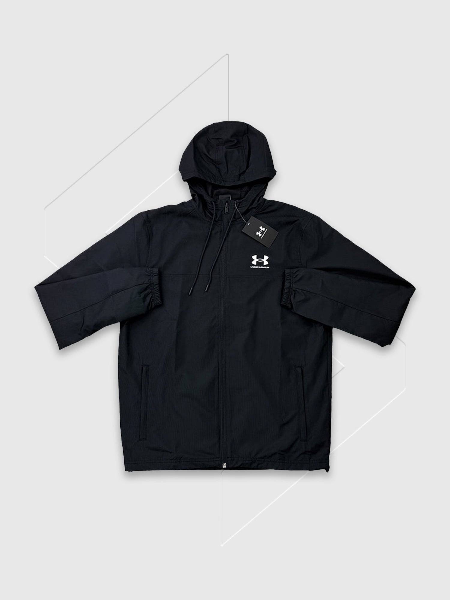 Under Armour Rival Woven Windbreaker Tracksuit Set Black from Saxumo