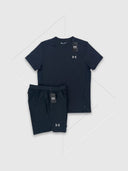 Under Armour Speed Stride T-shirt/ Shorts Set Black from Saxumo