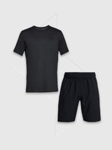 Under Armour Sportstyle T-Shirt/Short Set Black/Black