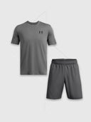 Under Armour Sportstyle T-Shirt/Short Set Castle Rock Grey/Grey from Saxumo