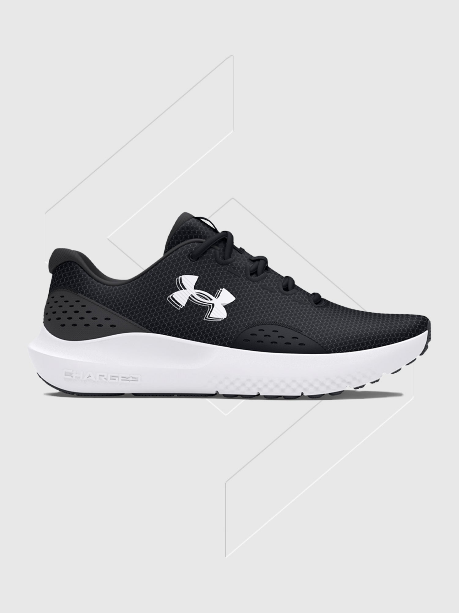 Under Armour Surge 4.0 Trainers Black/White from Saxumo