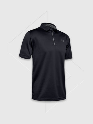 Under Armour Tech Polo Black/Grey from Saxumo