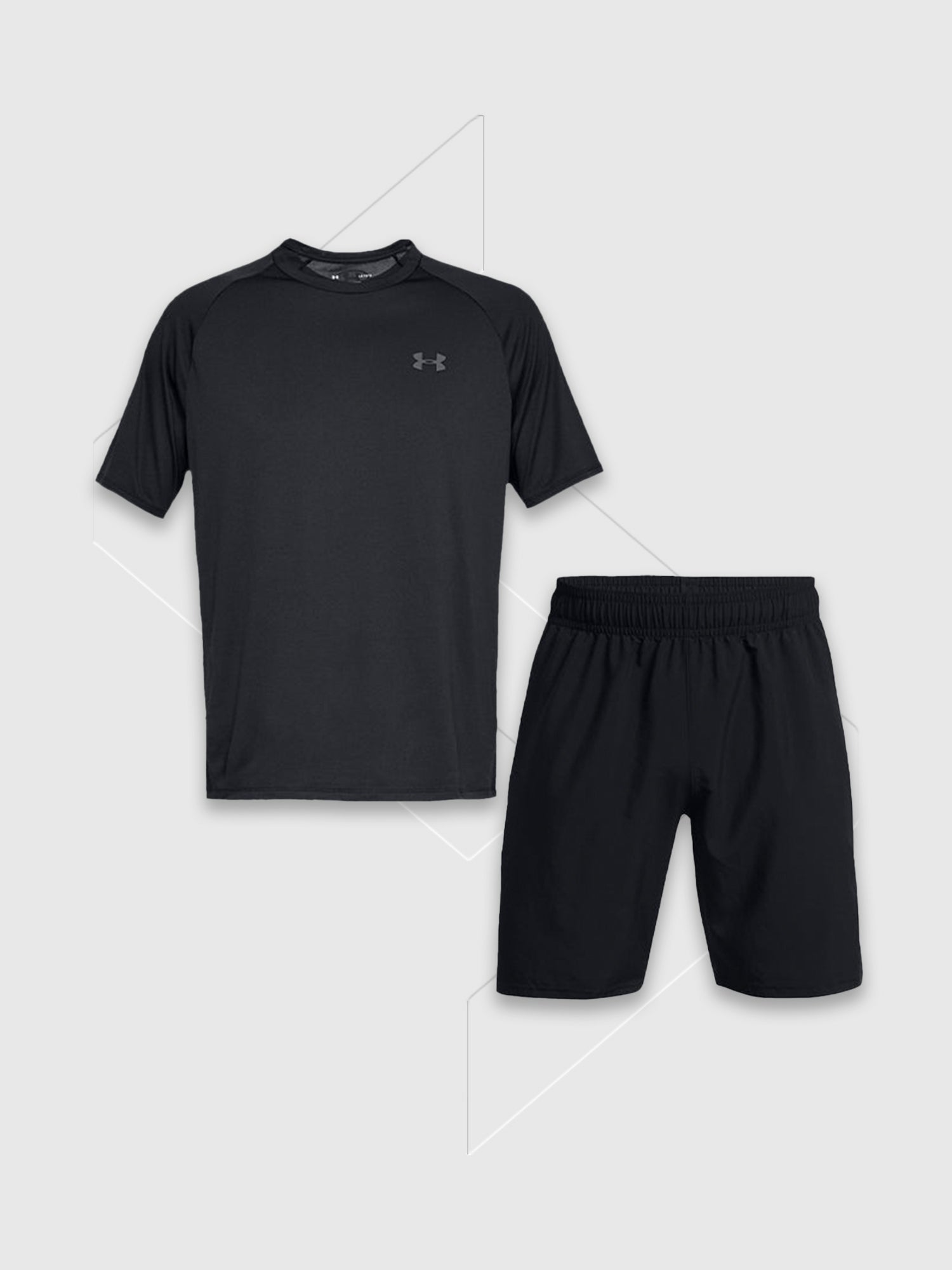 Under Armour Tech™ 2.0 T-Shirt/Short Set Black from Saxumo