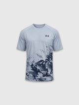 Under Armour Tech™ Fade T-Shirt Harbor Blue/Downpour Grey