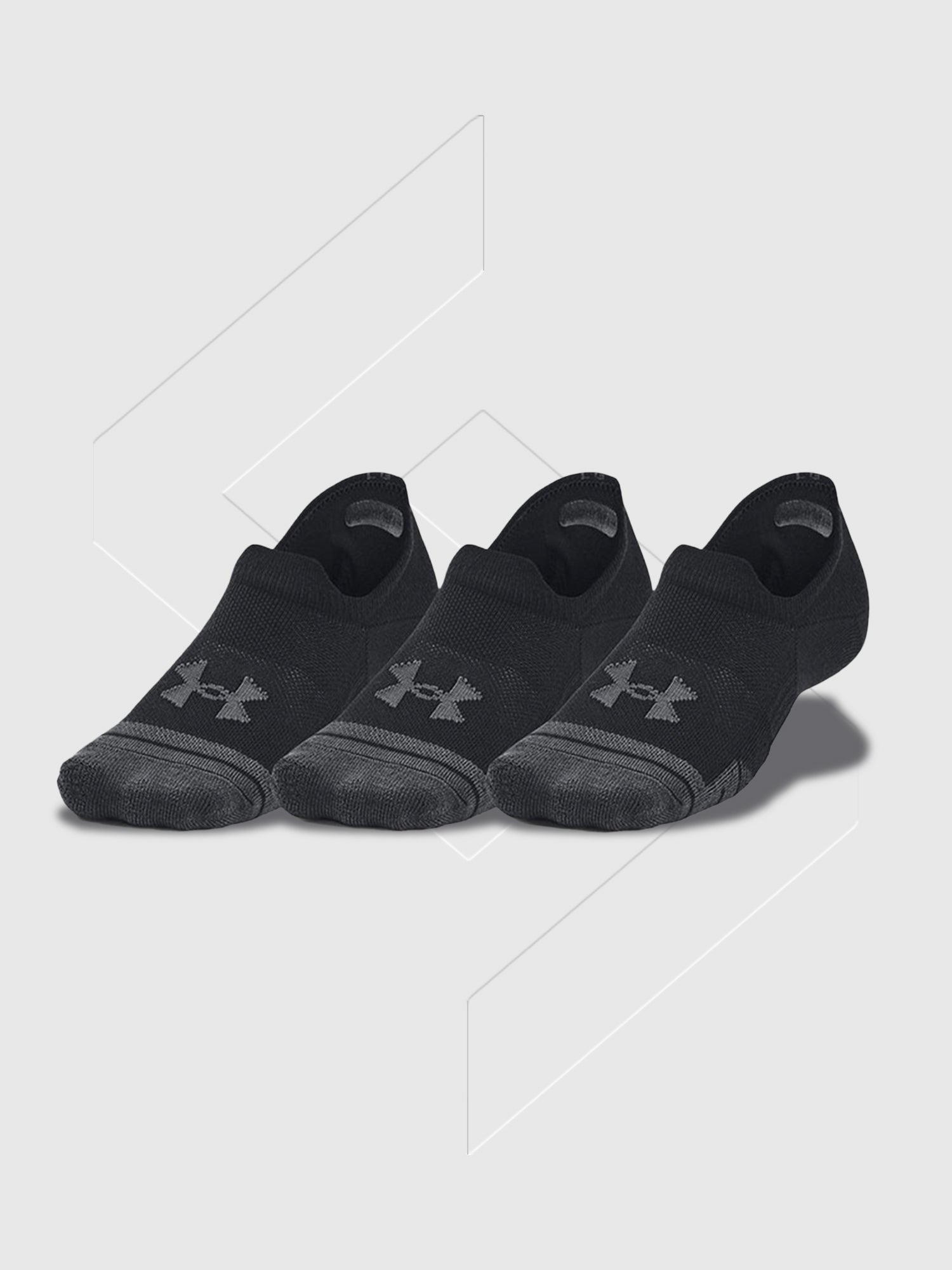 Under Armour Ultra Low Training Tech Socks 3 Pack Black from Saxumo