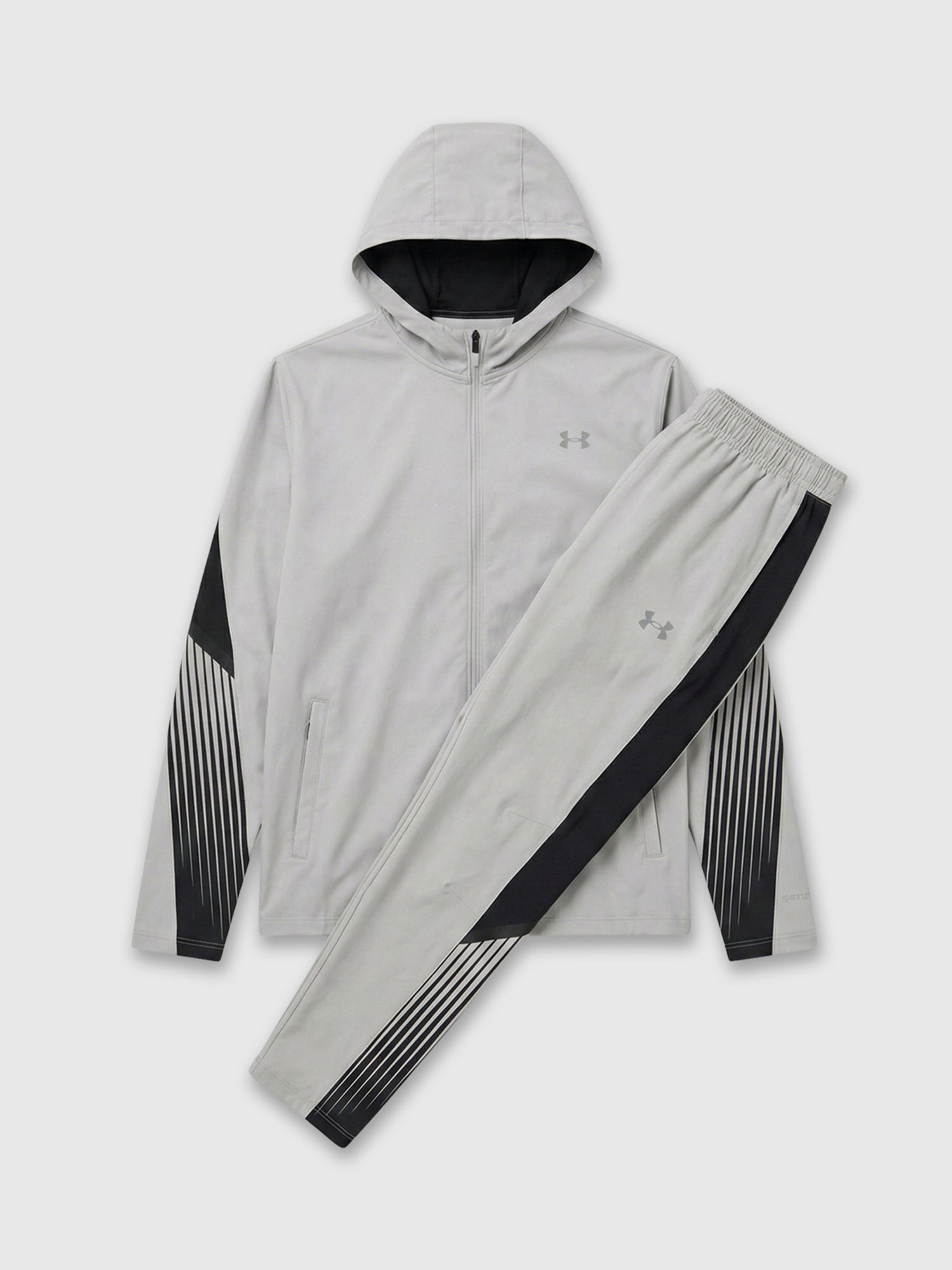 Under Armour Velociti Storm Hooded Jacket /Pant Set Titanium Black/Reflective from Saxumo.com