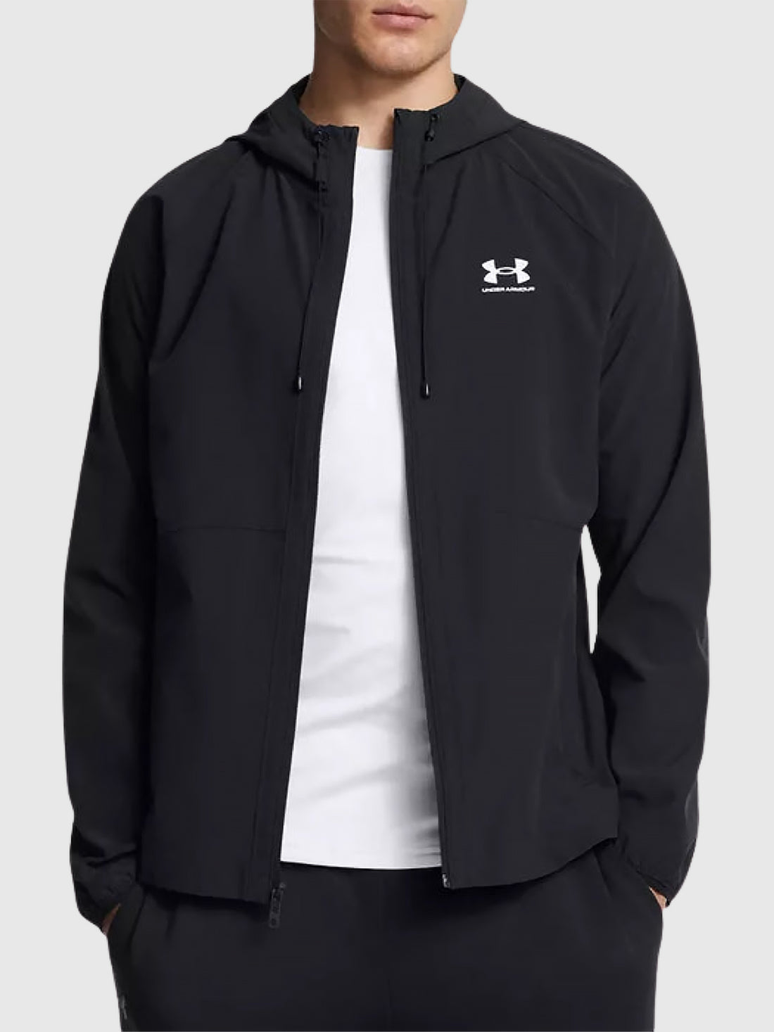 Under Armour Woven Jacket /Pant Set Black/White from Saxumo.com