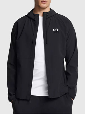Under Armour Woven Jacket Black/White from Saxumo.com