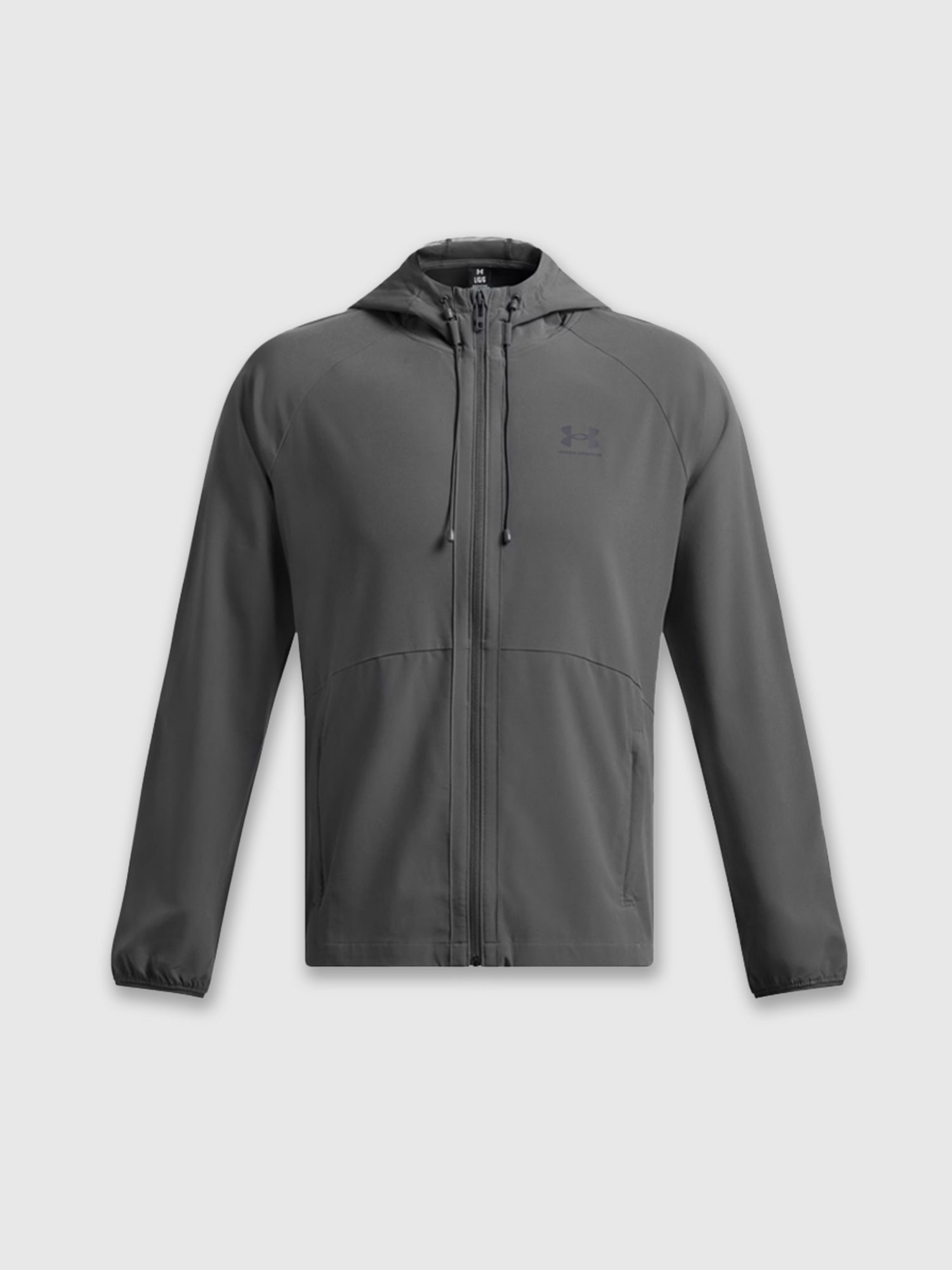 Under Armour Woven Jacket Castlerock/Black from Saxumo.com