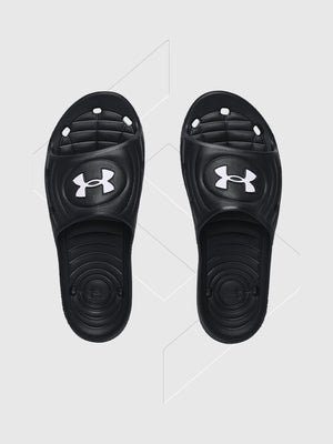 Under Armours Lockers IV Sliders Black from Saxumo