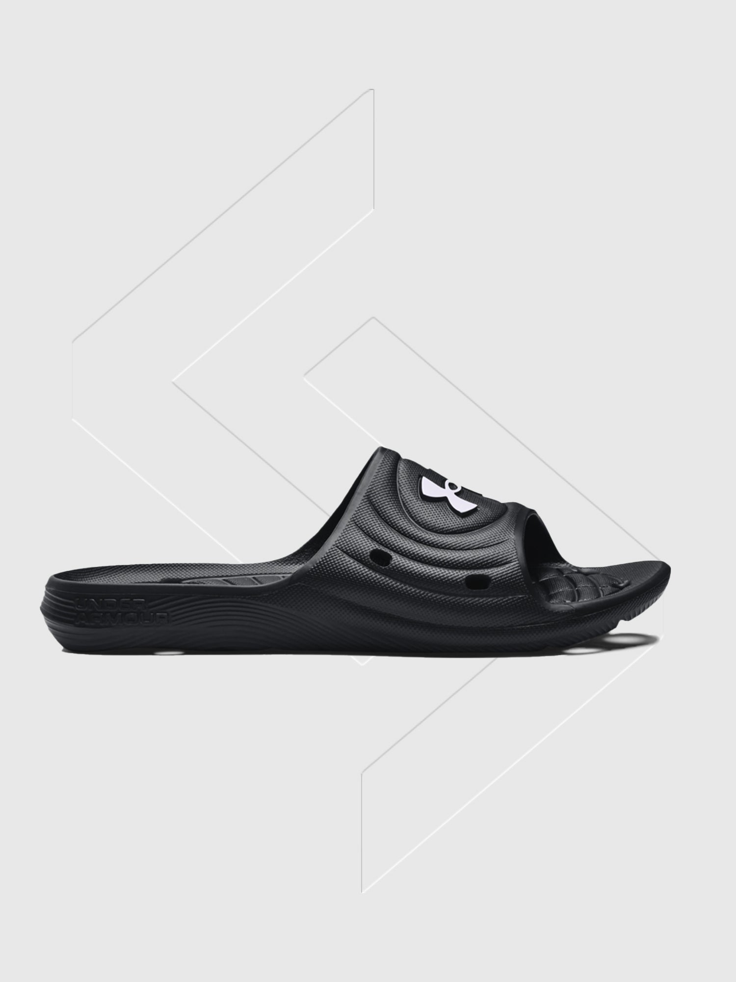 Under Armours Lockers IV Sliders Black from Saxumo