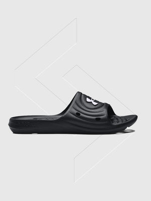 Under Armours Lockers IV Sliders Black from Saxumo