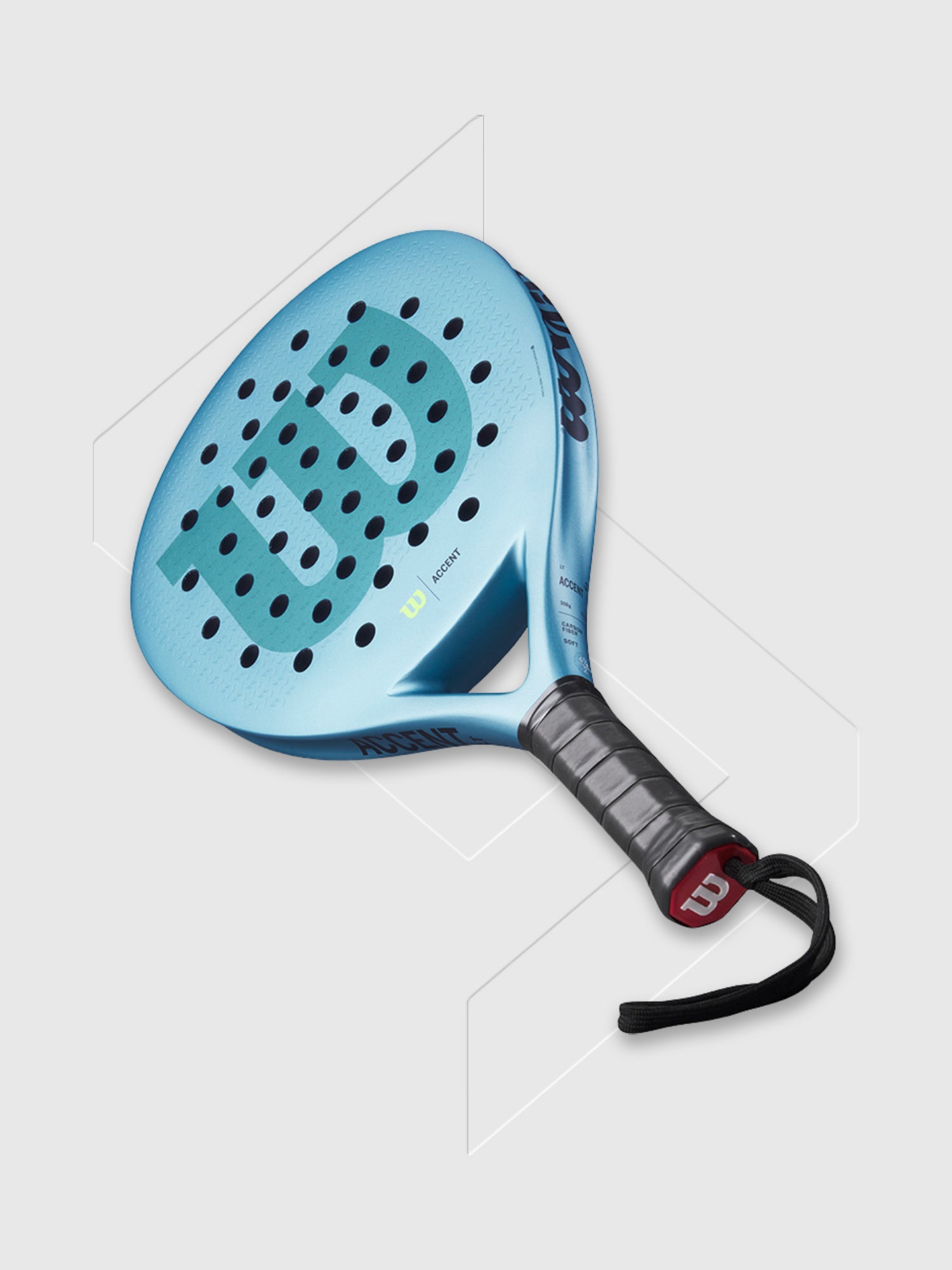 Wilson Accent Lite Padel Racket Blue from Saxumo.com