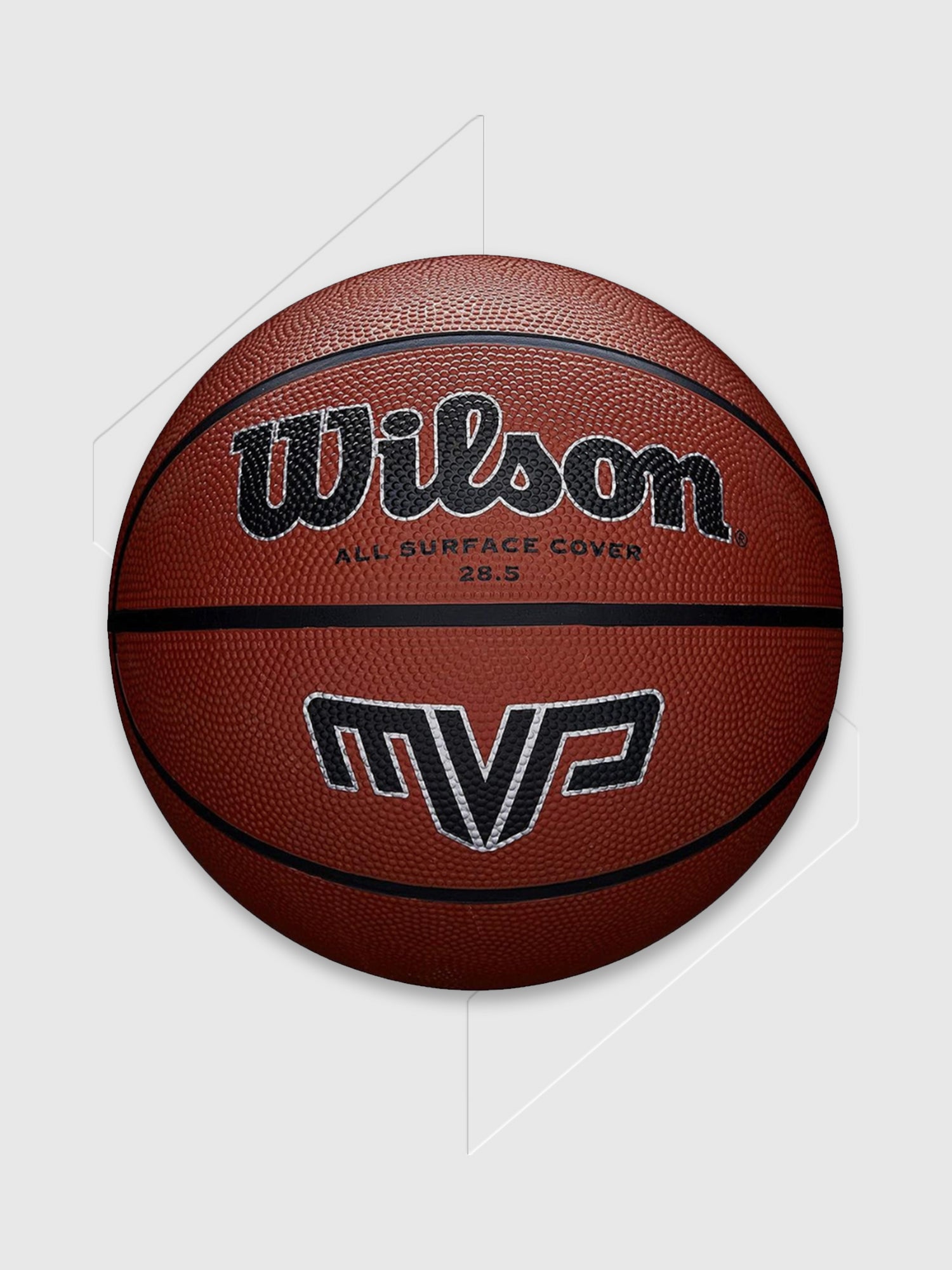 Wilson MVP Basketball Dark Brown from Saxumo.com