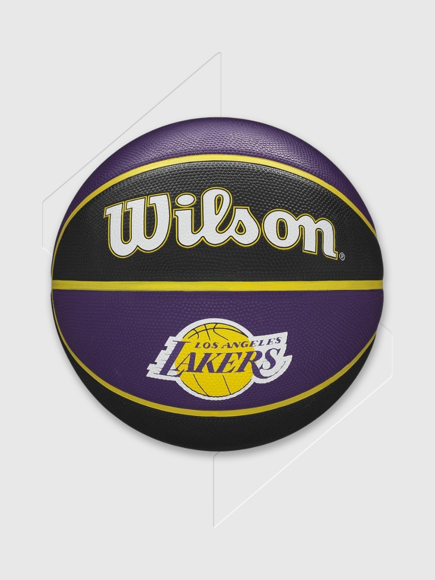 Wilson NBA Team Tribute Basketball LA Lakers Purple/Black from Saxumo.com
