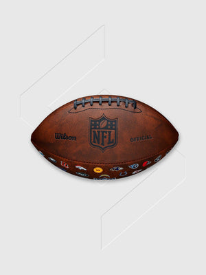 Wilson NFL 32 Team Logo American Football Brown from Saxumo.com