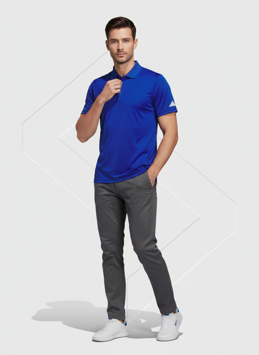 Adidas Performance Polo Royal Blue